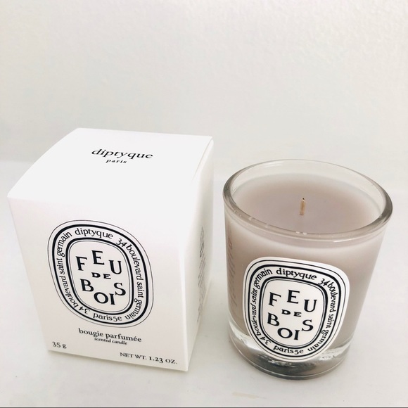 Diptyque Mini Travel Candle - FEU DE BOIS - Picture 2 of 3